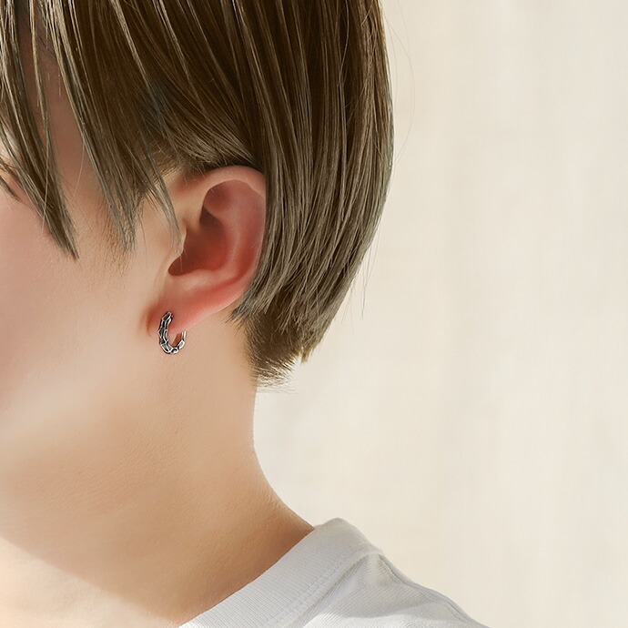 Binich（ビニッチ） ピアス メンズ レディース シルバー925 フープ