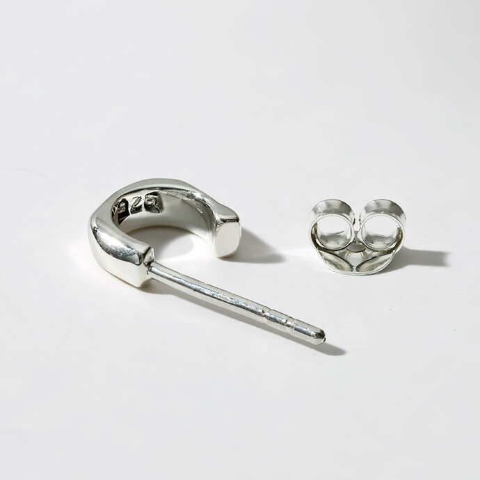 Binich（ビニッチ） ピアス メンズ 片耳用 シルバー925 フープピアス