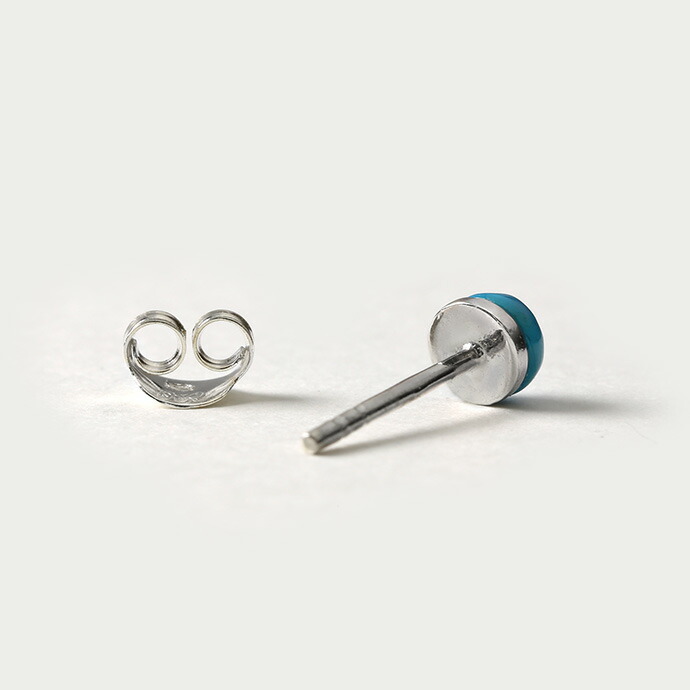 Binich（ビニッチ） ターコイズピアス メンズ レディース シルバー925