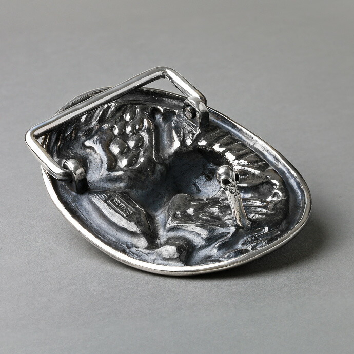 Binich（ビニッチ） シルバー925 ファイアスカル ベルトバックル