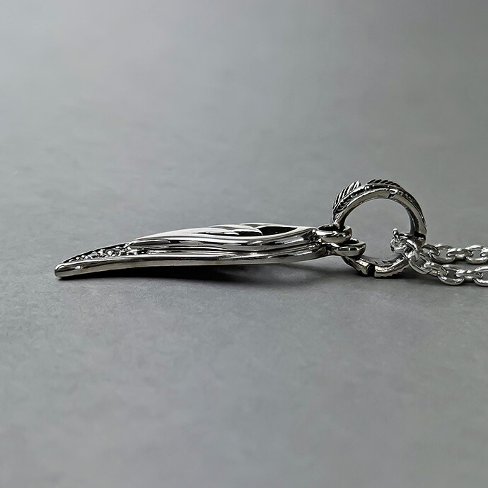 silver925フェザーネックレス Binich（ビニッチ） シルバー925 フェザーネックレス メンズ