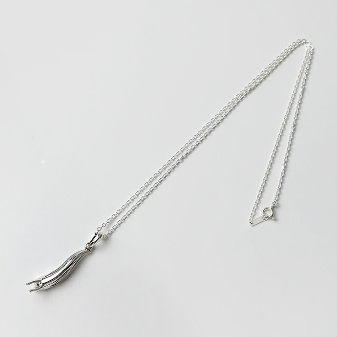 Binich（ビニッチ） ナメクジ ネックレス シルバー925 アズキチェーン