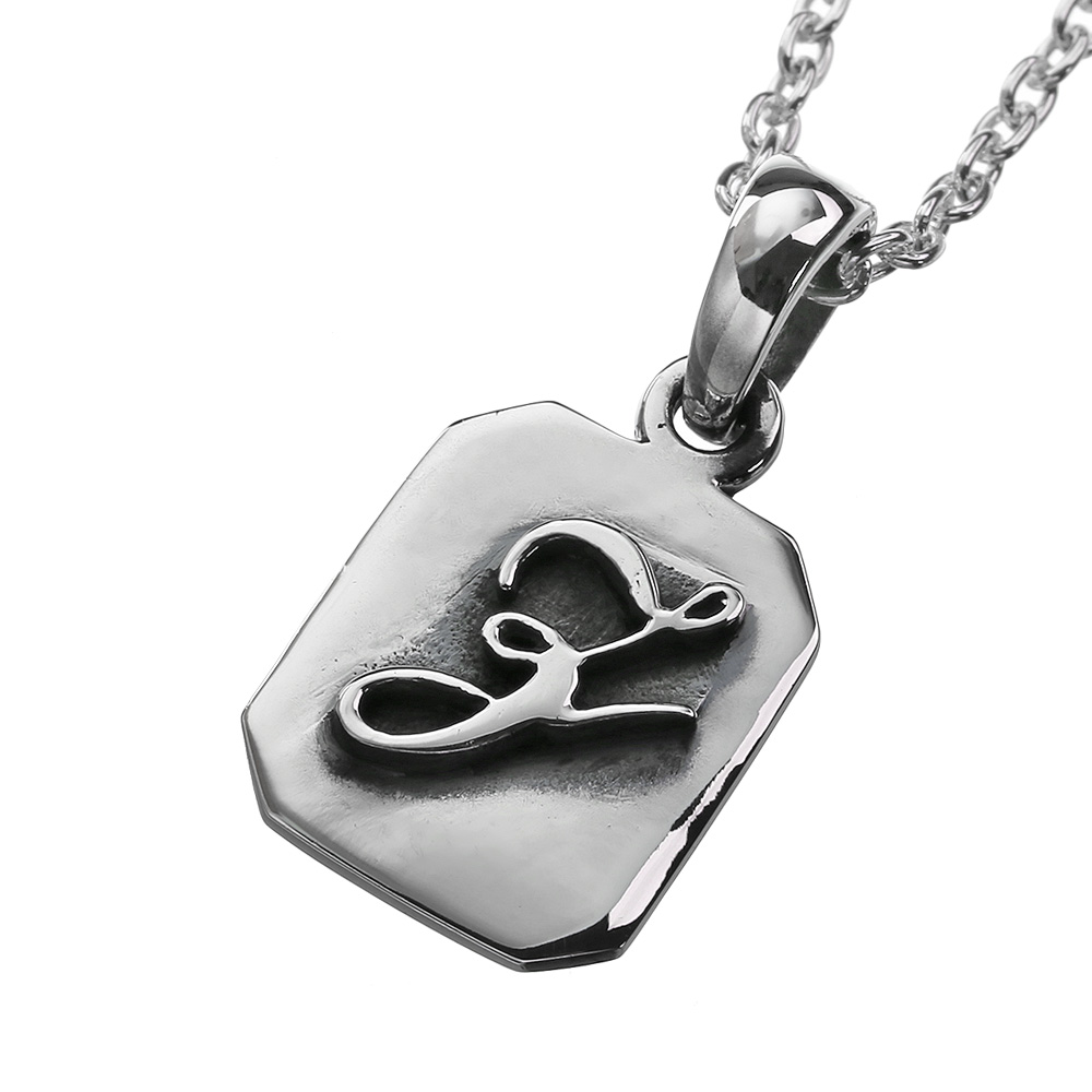 Binich（ビニッチ） イニシャル アルファベット ネックレス ペンダント