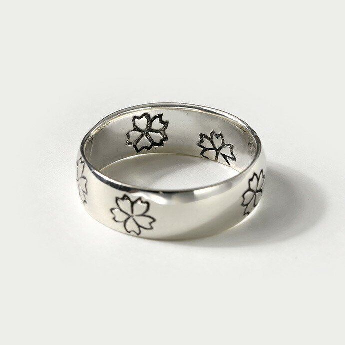 Binich（ビニッチ） 和柄 桜リング メンズ レディース 指輪 名入れ