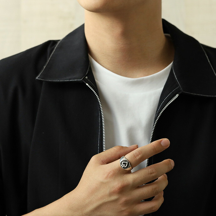 Binich（ビニッチ） トランプ 印台 リング 指輪 メンズ レディース