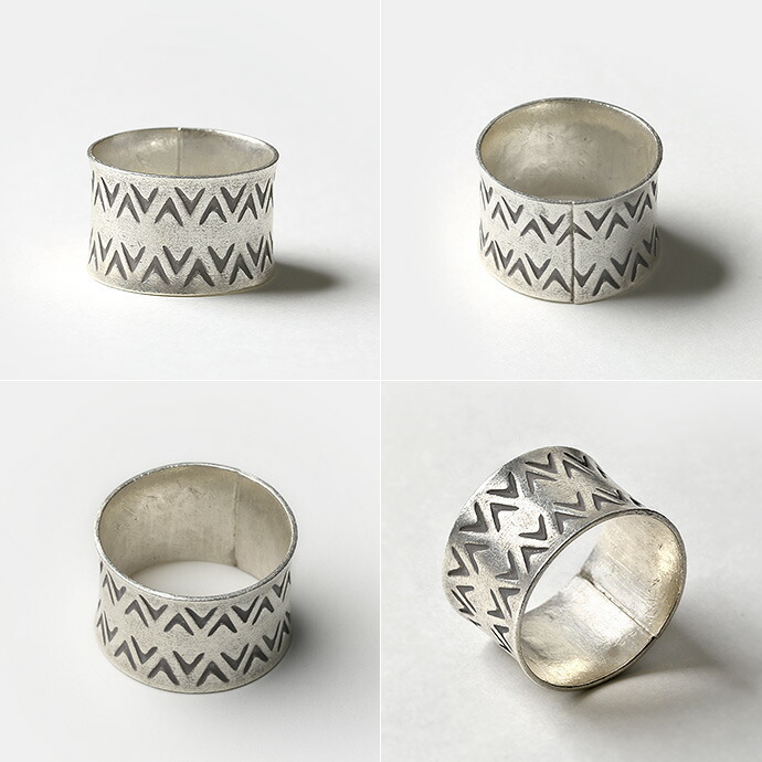 トライアングル パターン カレンシルバー リング メンズ 指輪 メンズ シルバー925 アクセサリー | Binich | 02