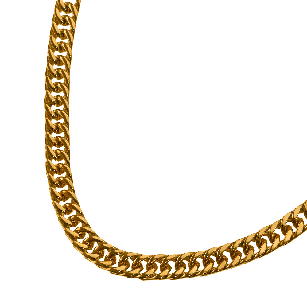Binich（ビニッチ） 5mm 4面カット 喜平 チェーン ネックレス 55cm