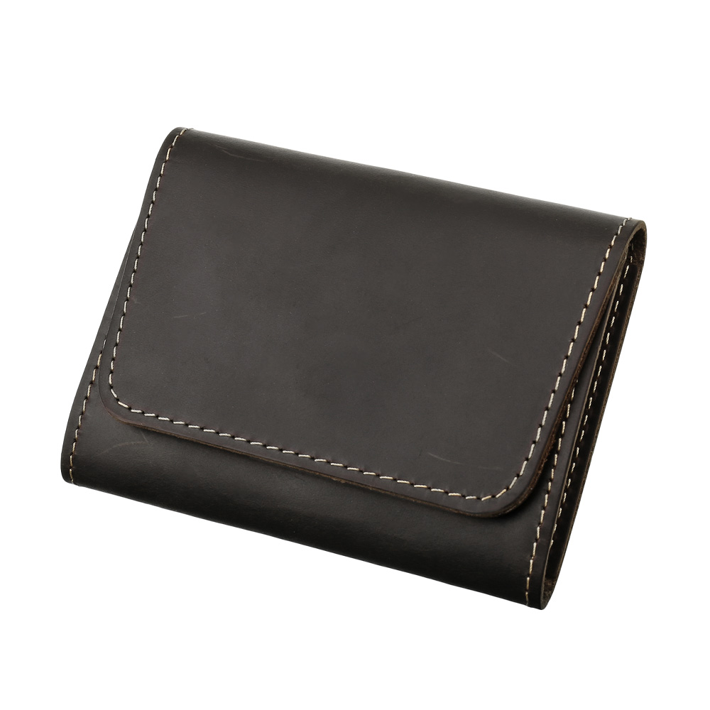 Binich（ビニッチ） 財布 メンズ クレイジーホースレザー フラップ