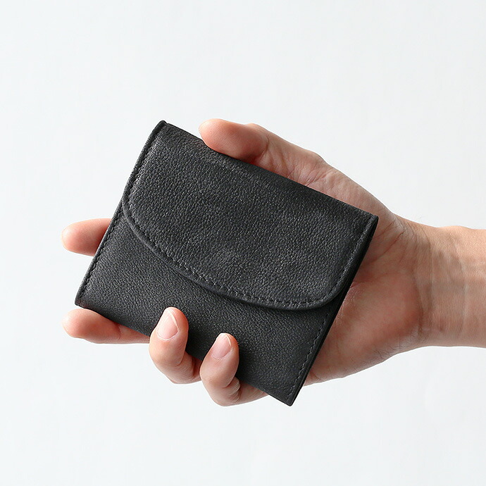 【関税込み】BOSS ブラック フェイク グレインレザー 財布 Binich 財布 メンズ ライチグレイン レザー ウォレット ミニ財布