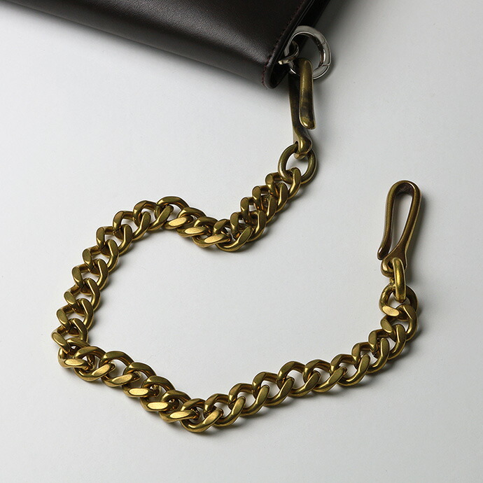 CLUCT ブラス ゴールド 真鍮 ハンド 喜平 ウォレットチェーン 48cm