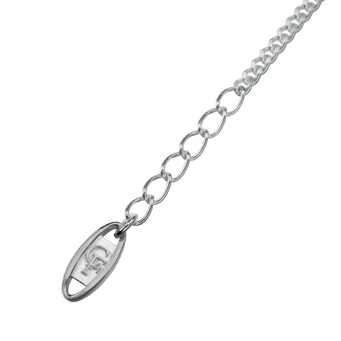FLUI（フルイ） ブレスレット メンズ シルバー925 喜平チェーン 2mm
