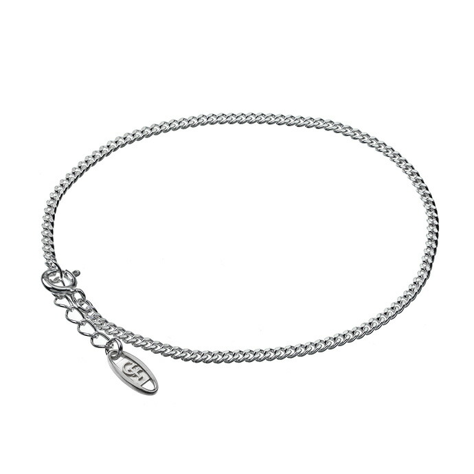 FLUI（フルイ） ブレスレット メンズ シルバー925 喜平チェーン 2mm
