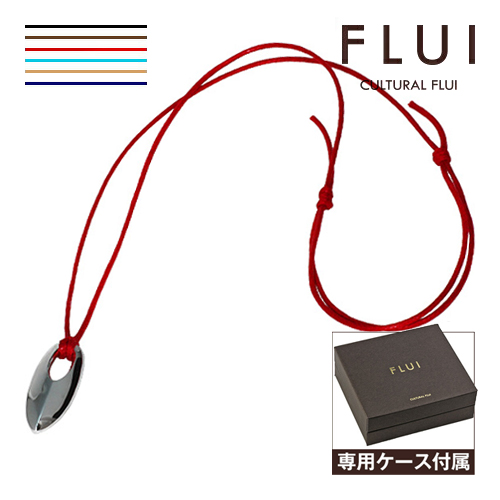 FLUI(フルイ) ネックレス メンズ ブランド スタックペンダントw/カラーコード シンプル シルバー925 アクセサリー CULTURAL FLUI カルトラルフルイ｜binich