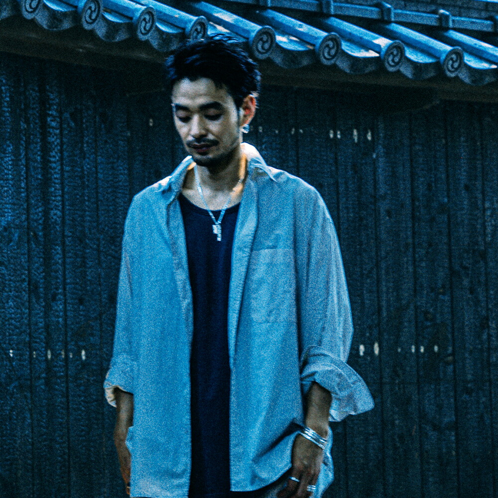 FLUI（フルイ） ペンダントトップ メンズ プレート ネックレス