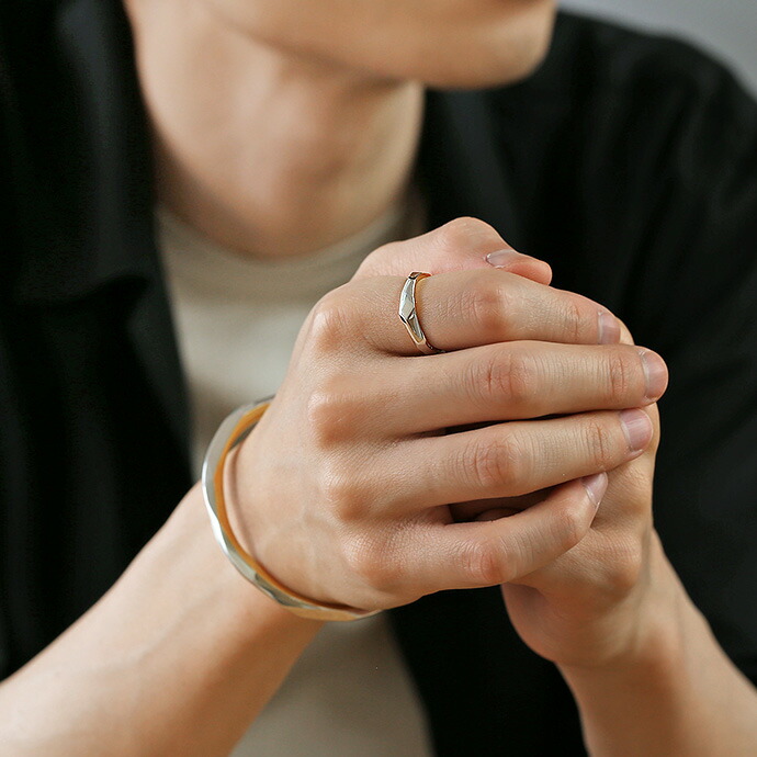 RANDOM CUT INSIDE GOLD RING ランダムカットインサイドゴールド
