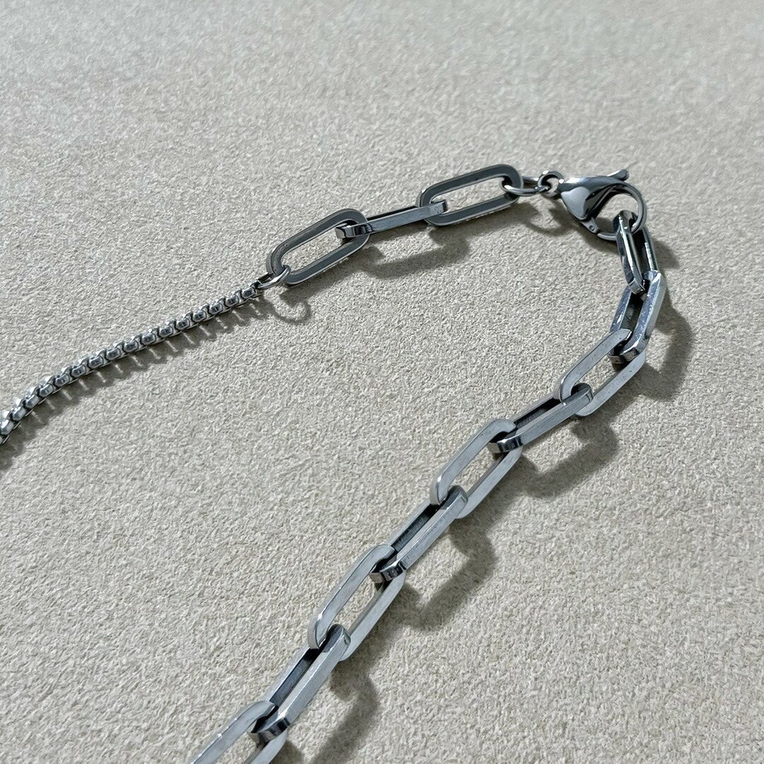 Binich（ビニッチ） ベネチアン ボックスチェーンネックレス メンズ