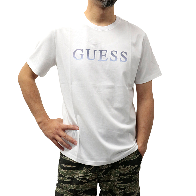 ゲス メンズ トップス GUESS MN2K8431 Logo Tee ロゴ ワンポイント Tシャツ...
