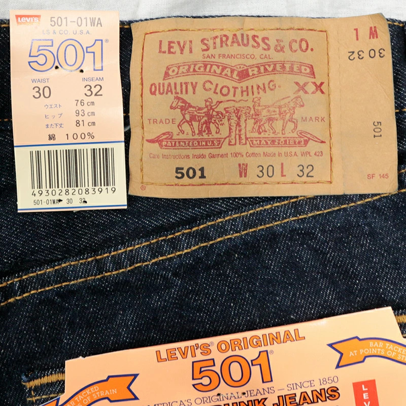 リーバイス デッドストック LEVIS 501 01WA リンス L32 ワンウォッシュ コーンミルズ社製 14オンスデニム|N :levis-501- 01wa:BIRIGO - 通販 - Yahoo!ショッピング リーバイス デッドストック LEVIS 501 01WA リンス L32 ワンウォッシュ コーンミルズ社製 14オンスデニム|N :levis-501- 01wa:BIRIGO - 通販 - Yahoo!ショッピング