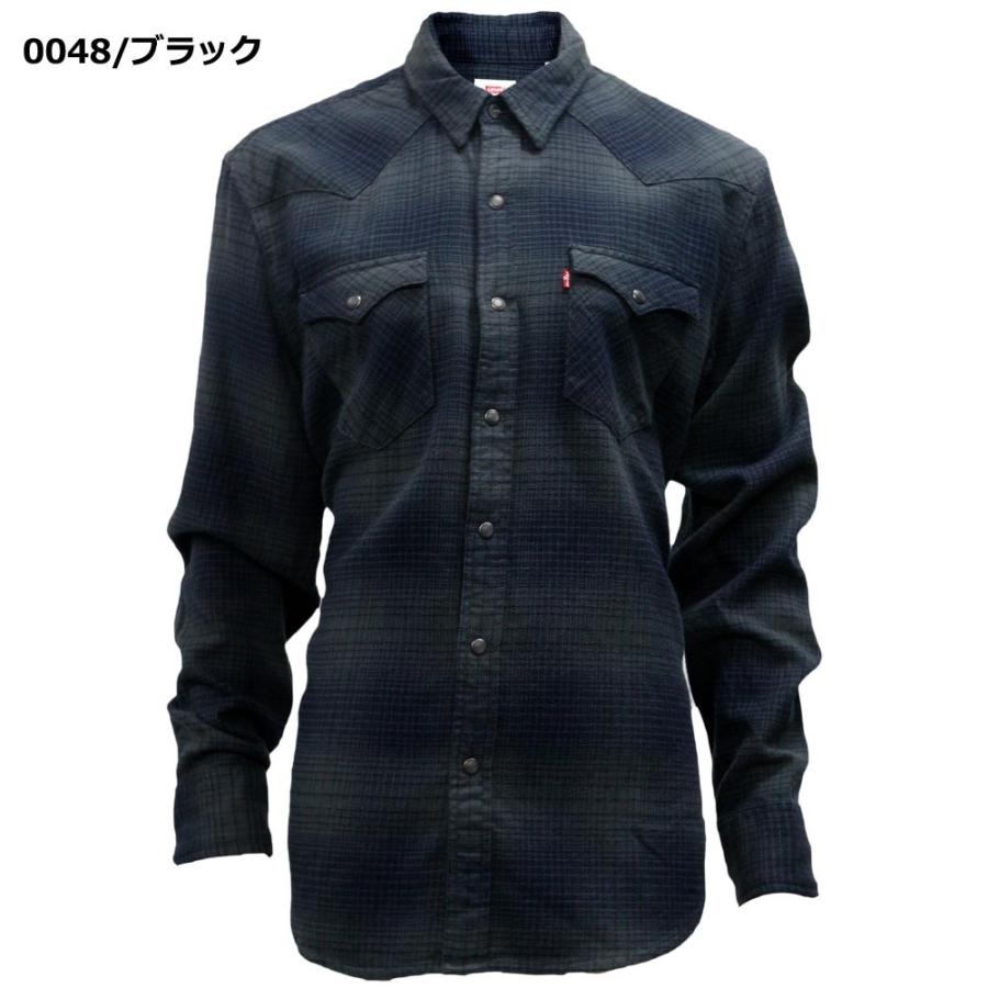 リーバイス メンズ トップス LEVIS Levi's ウエスタン ネルシャツ｜66986-0048 66986-0049 66986-0050 カジュアル 大きいサイズ コットン100% 長袖｜birigo｜02