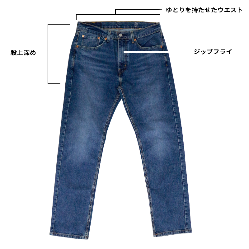 リーバイス メンズ ジーンズ デニム LEVIS Levi's 505 ストレート WARM