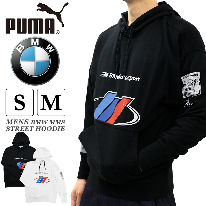 プーマ メンズ トップス PUMA 531125 BMW MMS ストリート フーディ | 長袖 春 秋 冬 パーカー プリント ブランド モーター  スポーツ レーシング 車 | P
