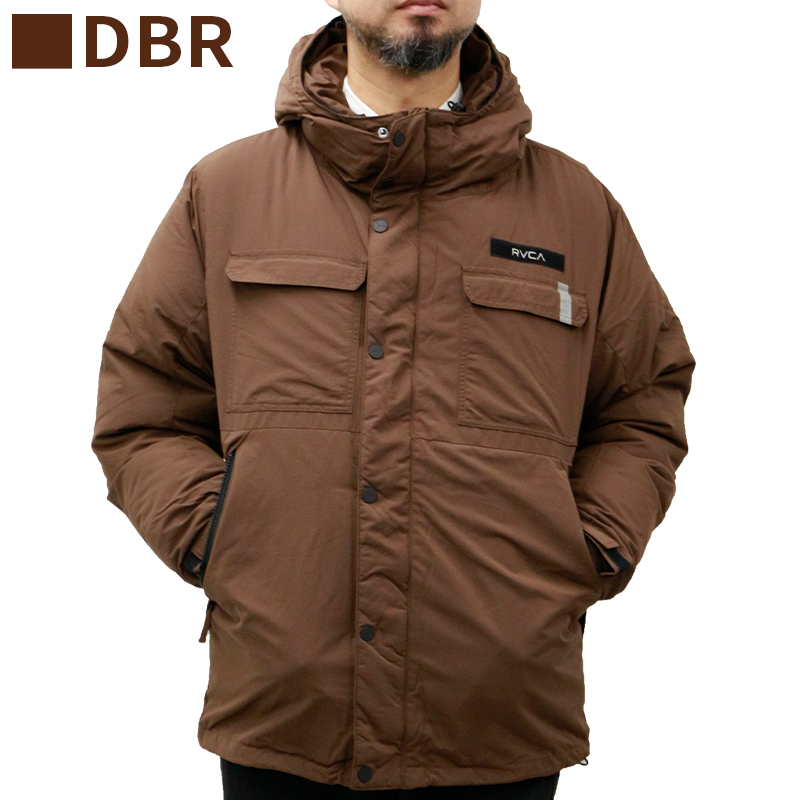 ルーカ メンズ アウター RVCA BA042762 MOUNTAIN PUFFER JACKET | フルジップ 中綿アウター フード カジュアル  ジャケット アウトドア ストリート