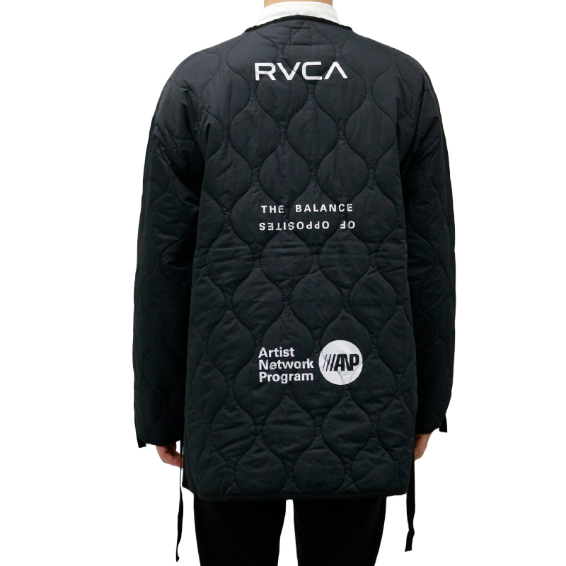 ルーカ メンズ アウター RVCA BA042764 LINNING QUILTING JACKET | キルティングコート キルティングライナー  ミリタリー カーキ アメカジ ブランド