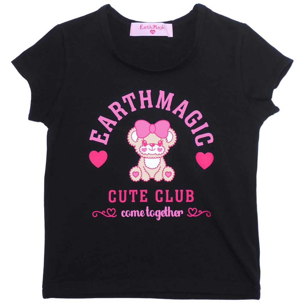 アースマジック EARTHMAGIC ロゴ＆マフィープリント半袖Tシャツ