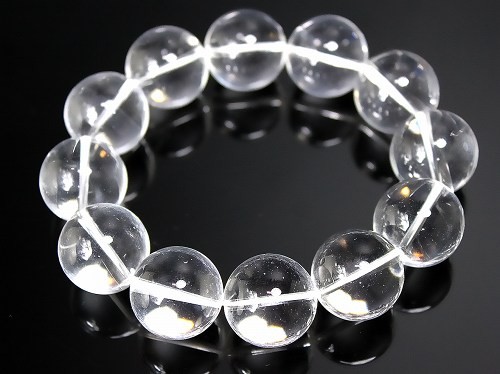 ポイント10倍 超極太20mm 水晶数珠ブレスレット アクセサリーホスト