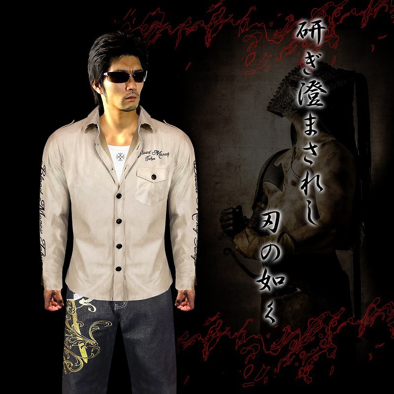 ポイント10倍 14057ベージュ オラオラ系 ブランド-BLOOD MONEY