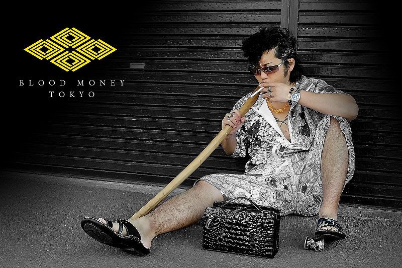 ポイント10倍 15002白 ヤクザ & ブランド半袖セットアップジャージ上下