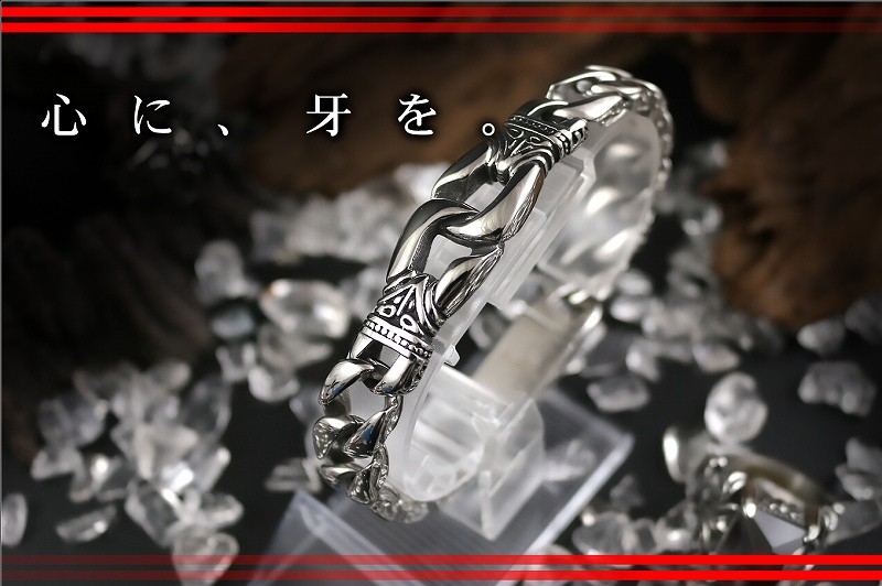 ポイント10倍 16021喜平チェーンブレスレット SUS316L キヘイ派手