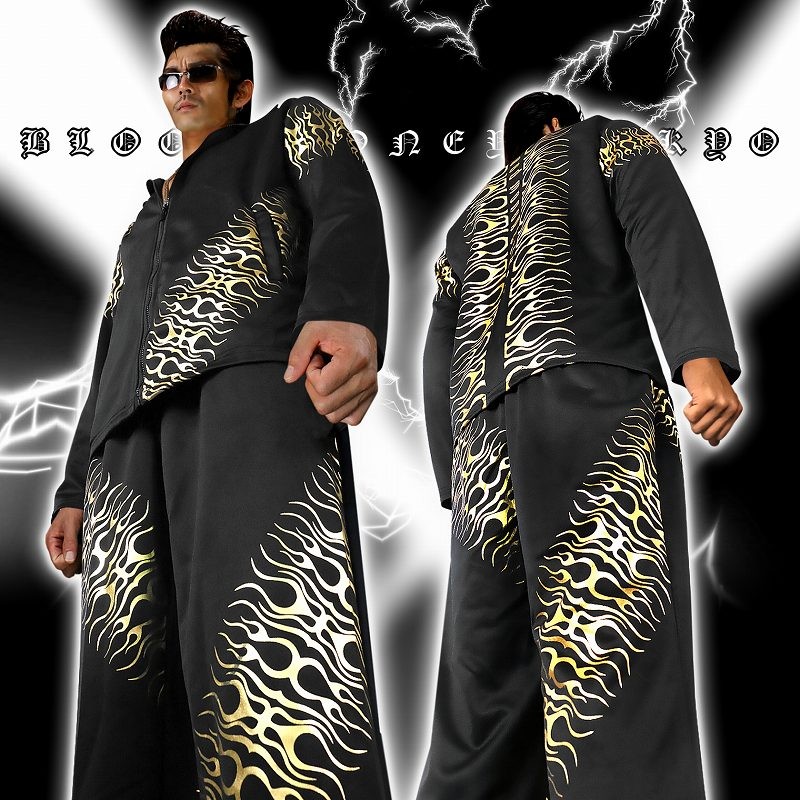 MBL MY ヤンキース ベロア ジャージ セットアップ【L】 ブラック 金 MBL MY ヤンキース ベロア ジャージ セットアップ【L】 ブラック