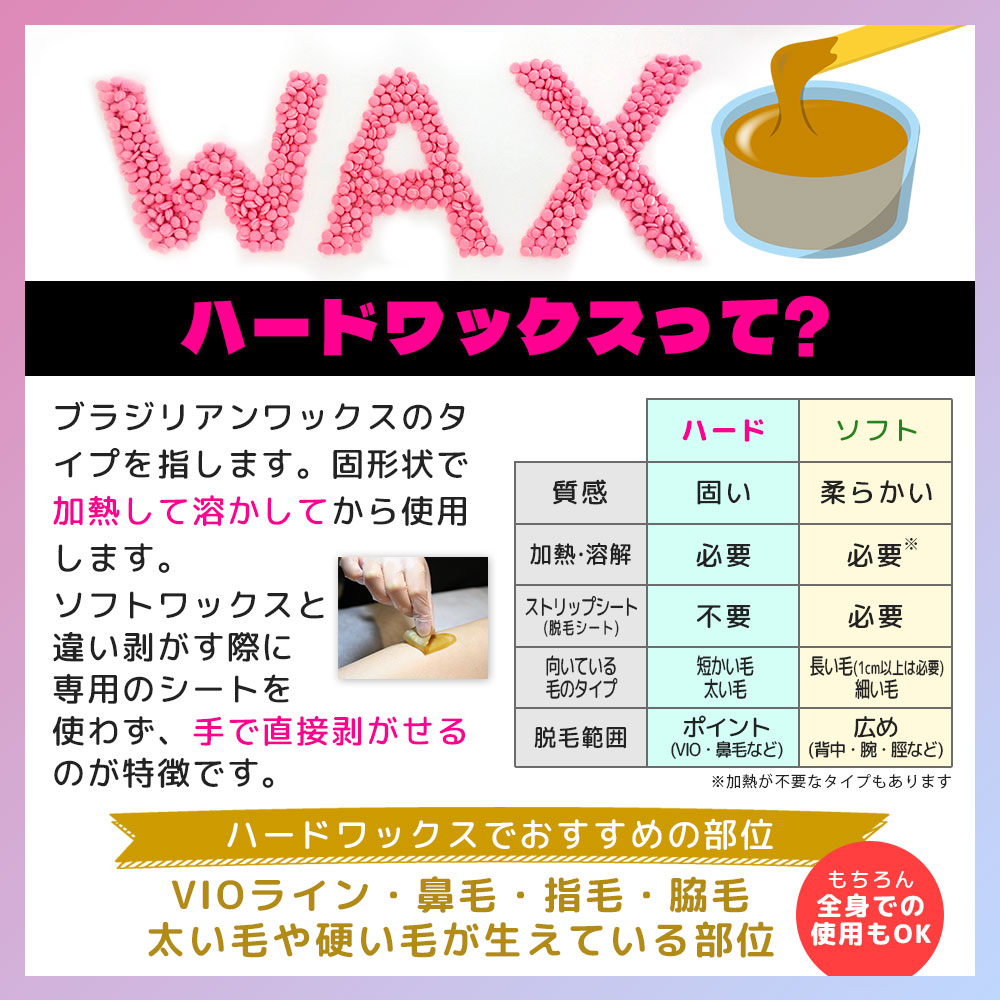 ハードワックスとは
