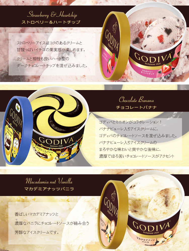 ゴディバ ゴディバ(GODIVA) アイスクリーム 6種 12個セット ゴディバ ゴディバ(GODIVA) アイスクリーム 6種 12個セット