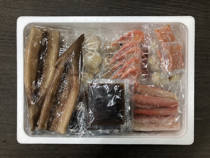 かにちり鍋・お届け内容