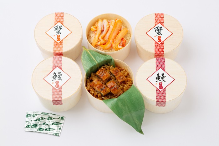 うなぎおこわ＆かにおこわセット