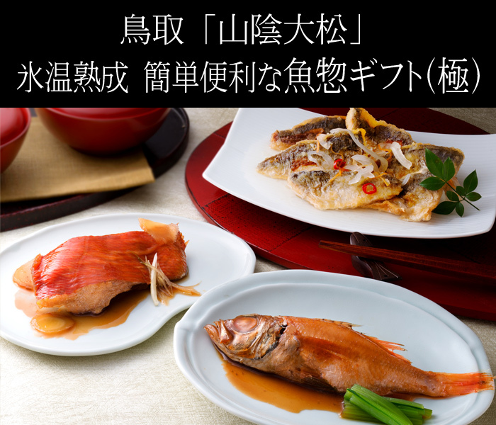 鳥取「山陰大松」氷温熟成　簡単便利な魚惣菜ギフト（極）