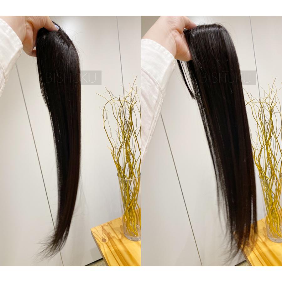 新商品 日本仕上げ 高品質 希少長さ ヘアピース 人毛 100% ロング 50cm