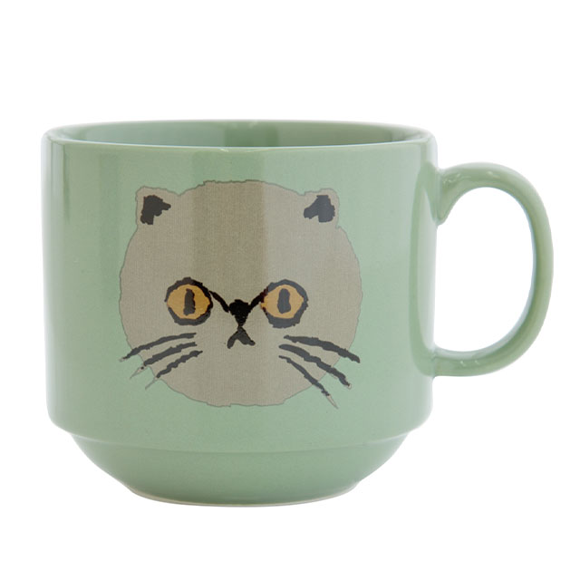 BISQUE マグ I LOVE CAT! アイラブキャット！ 300ml 猫 磁器 おうち