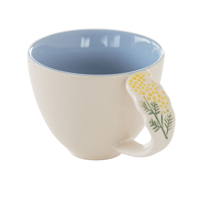 BISQUE マグ Florist フローリスト 190ml 花柄 白 陶器 おうちカフェ