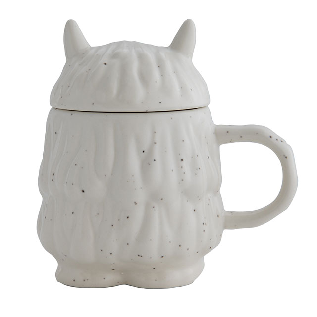 BISQUE 蓋付きマグ I'm Monster アイムモンスター 355ml おもしろ 陶器