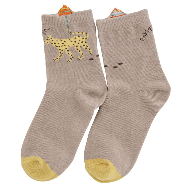 くせ強1Pソックス 22cm 23cm 24cm 25cm おもしろ レディース 動物