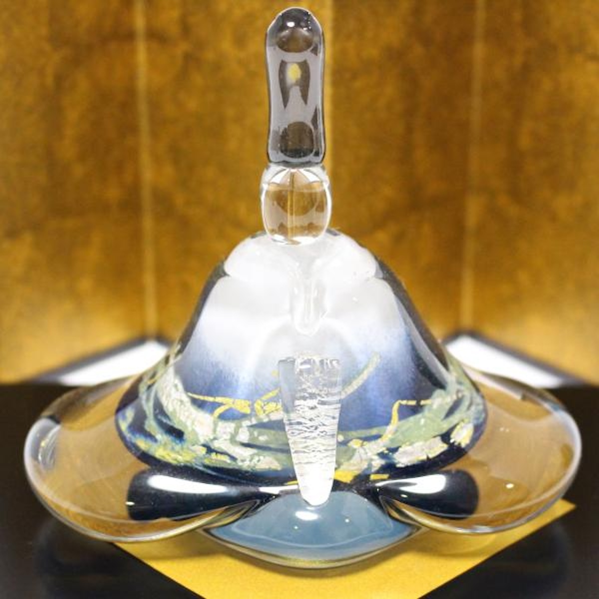 ガラスのお雛様 富士雛 (ふじびな) 雪洞 (ぼんぼり) 付き glass calico