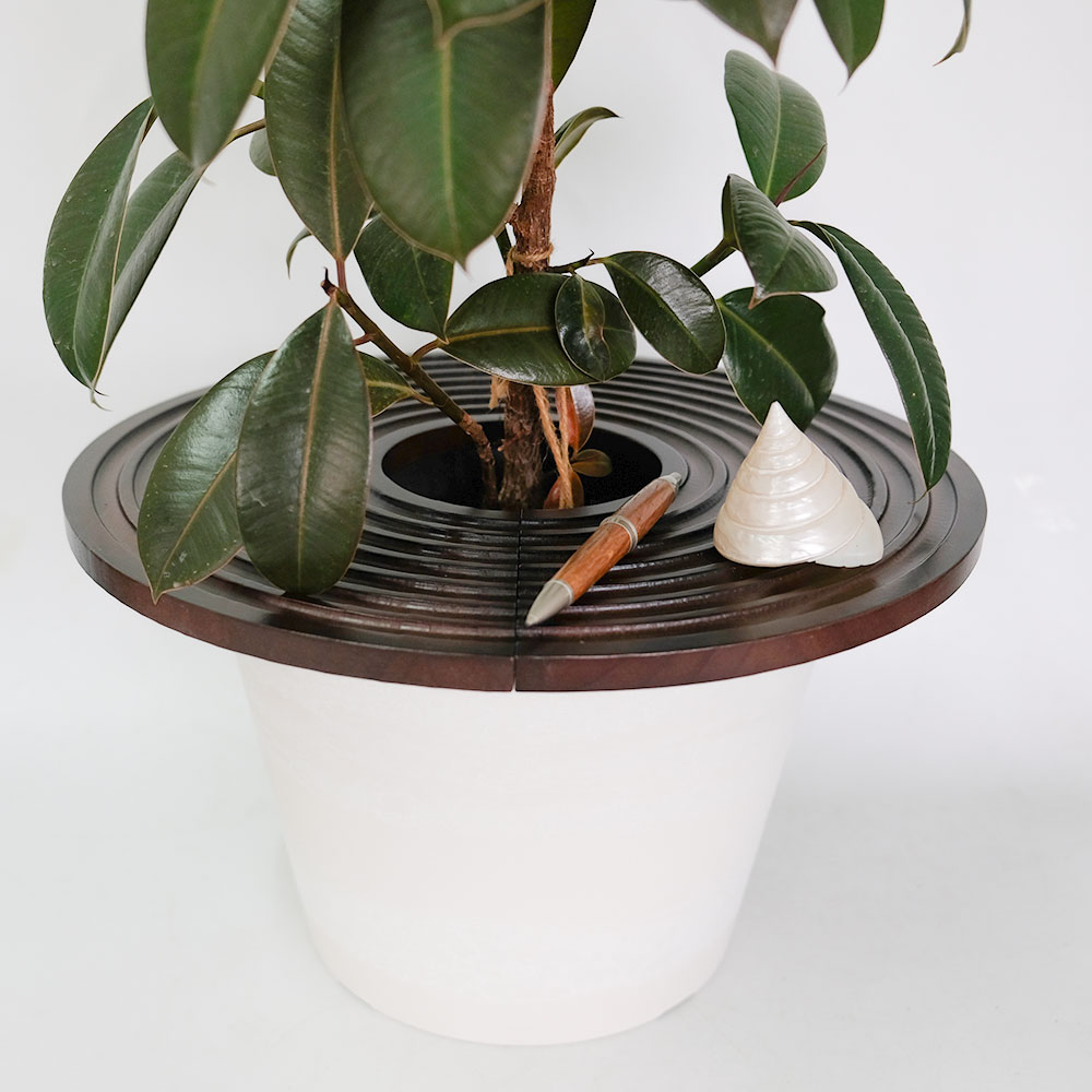 amabro ウッドサークルトレイ35 WOOD CIRCLE TRAY 室内用 便利