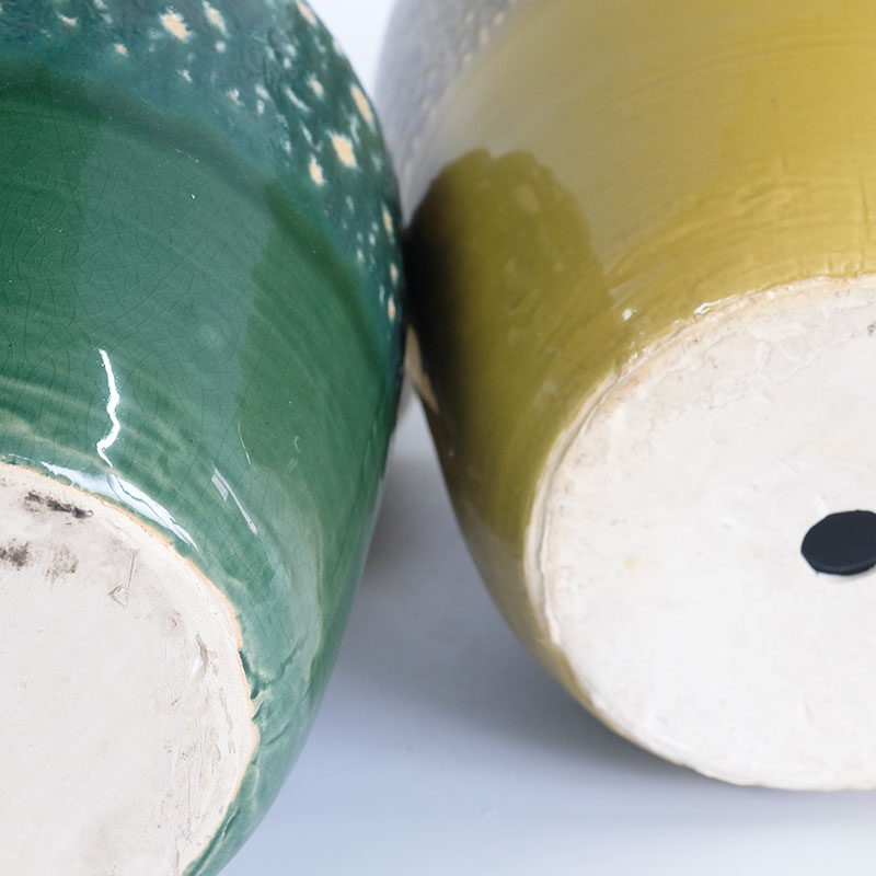 植木鉢 おしゃれ リッシュ16 セラミック鉢 陶器 受皿付 径16cm 高15cm