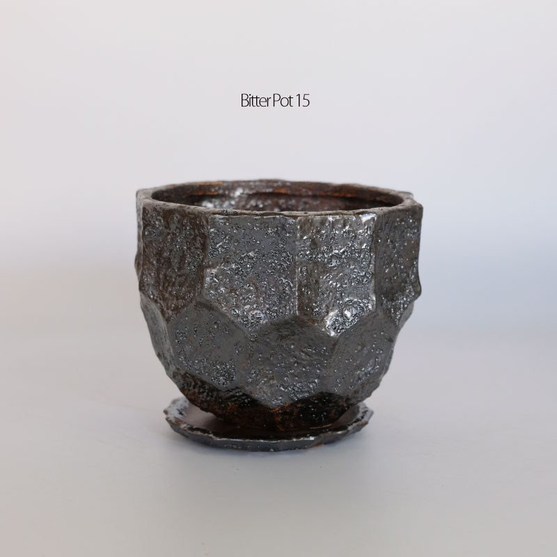 植木鉢 おしゃれ 陶器鉢 Bitter pot15 セラミック stem ストーンウェア