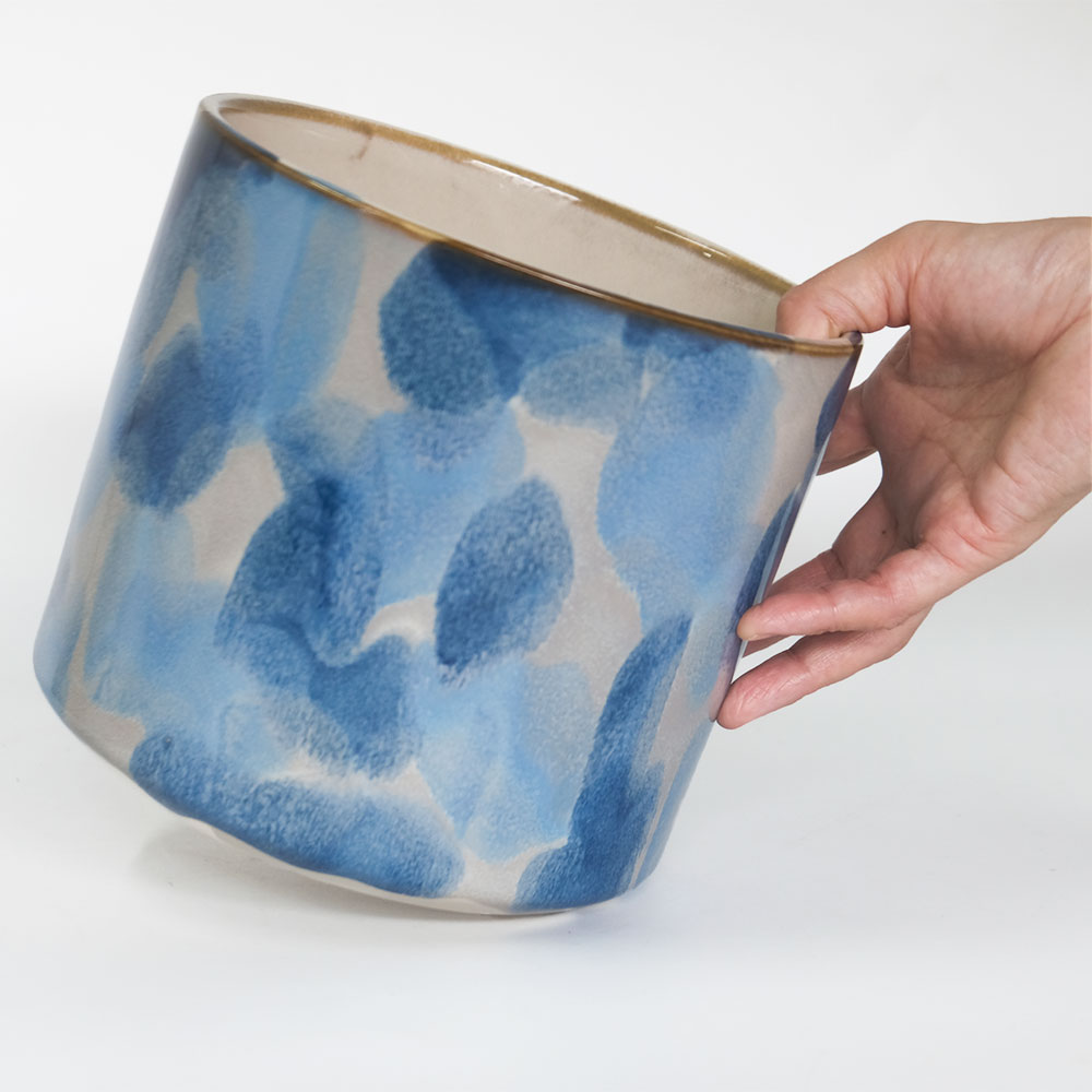 植木鉢 おしゃれ ダシャ16 鉢カバー セラミックポット 陶器 底穴なし