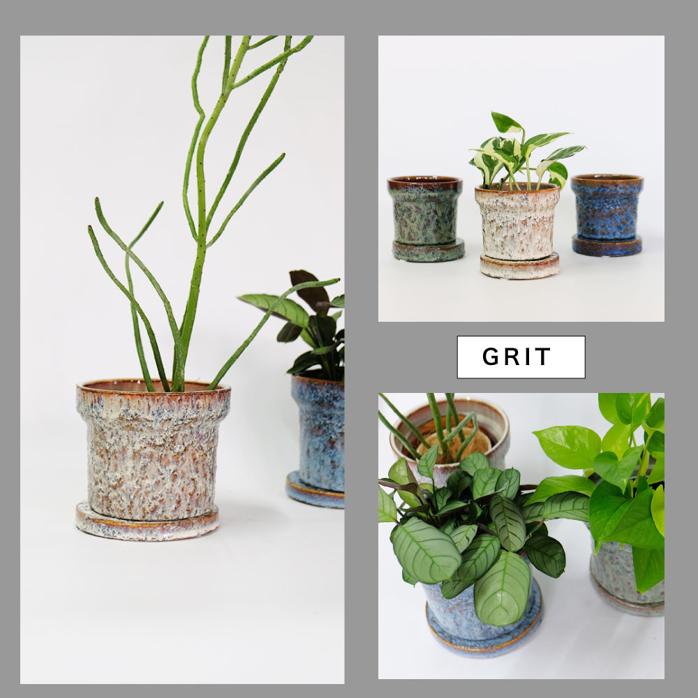 バリエム鉢　他まとめて15個 植木鉢 おしゃれ GRIT POT & SAUCER M 陶器鉢 受皿付 アース