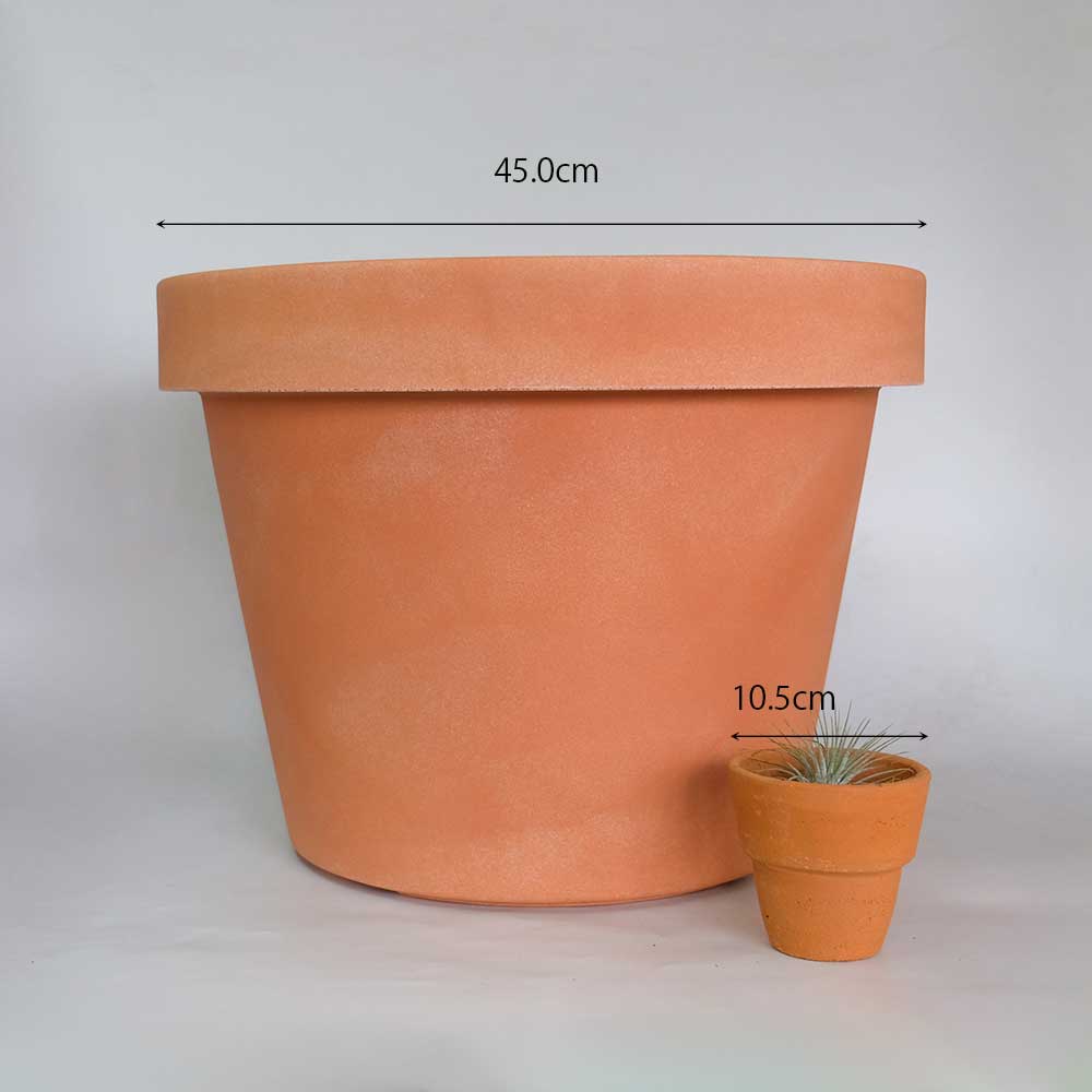 植木鉢 おしゃれ 大型 バッソ 45 軽量 プランター 商業スペース 径45cm